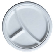 Teller Einweg 3 Abteile 225x20mm 125er - Profit Point Warenhandel