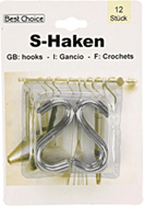 Stahl-Haken S 12er - Profit Point Warenhandel