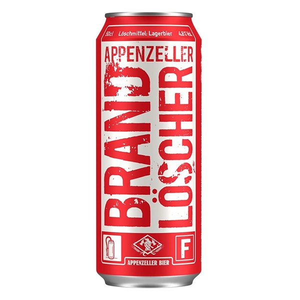 Bier Appenzeller Brand Löscher Dose 50cl - Profit Point Warenhandel