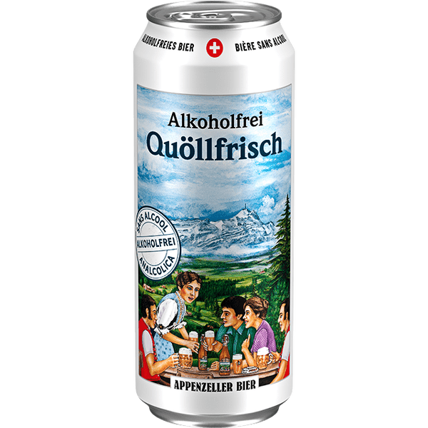 Bier Appenzeller Quelfrisch alkoholfrei Dose 50cl - Profit Point Warenhandel