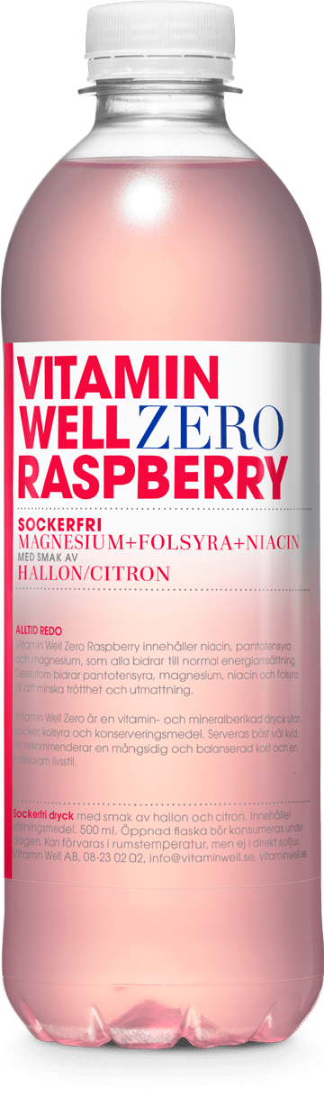 Vitamin Well Zero Raspberry 50cl - Profit Point Warenhandel