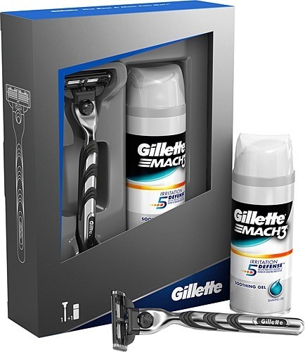 Rasierer Gillette GM Mach3 +Gel 75ml - Profit Point Warenhandel