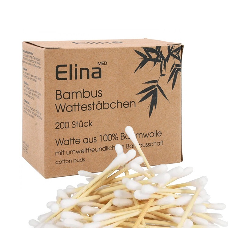 Wattestäbchen 200er Bambus Elina - Profit Point Warenhandel
