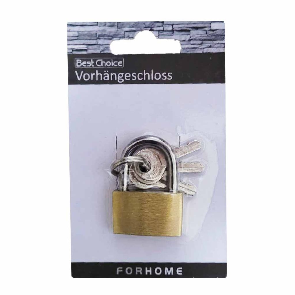 Schloss 5cm aus Messing auf Karte - Profit Point Warenhandel