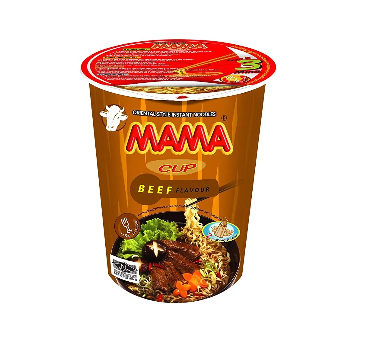 Nudelsuppe MAMA CUP Rind - Profit Point Warenhandel