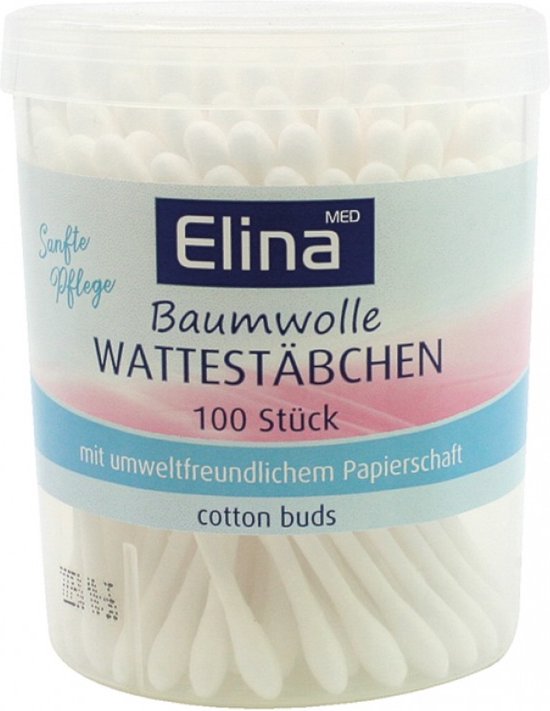 Wattestäbchen 100er Papier Elina - Profit Point Warenhandel